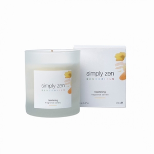 SIMPLY ZEN SENSORIALS FRAGANCE CANDLE HEARTENING