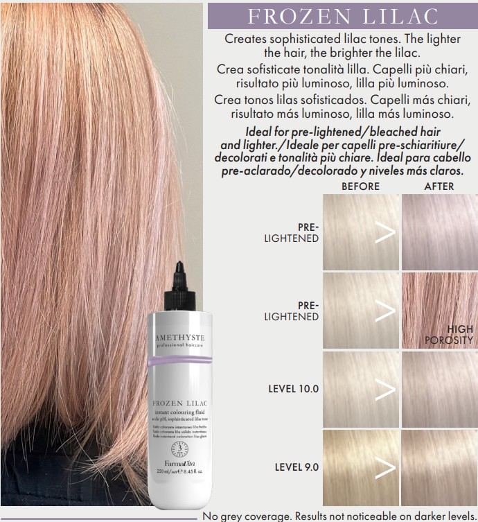 AMETHYSTE INSTANT COLOURING FLUID - FROZEN LILAC