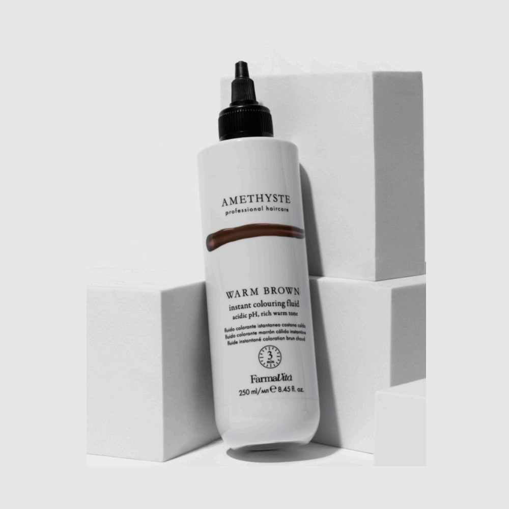 AMETHYSTE INSTANT COLOURING FLUID - WARM BROWN
