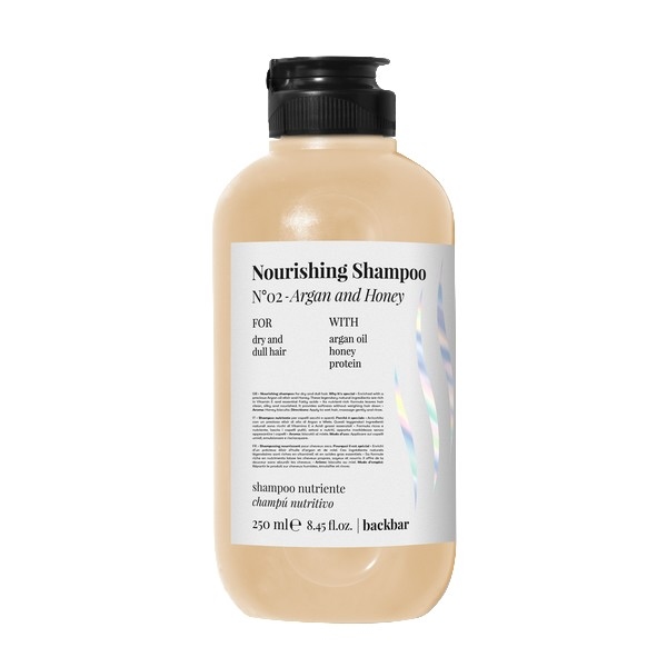 BACKBAR No.02 NOURISHING SHAMPOO ARGAN & HONEY