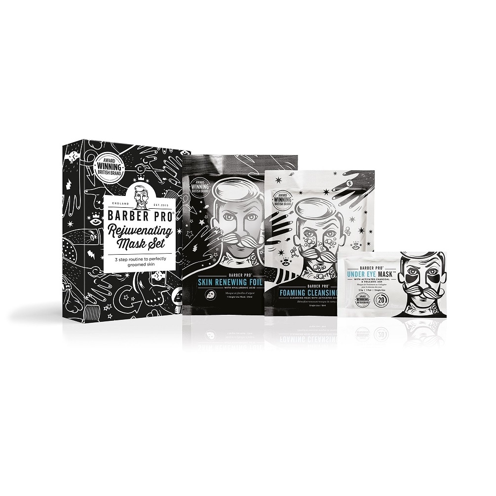 BARBER PRO REJUVENATING MASK SET