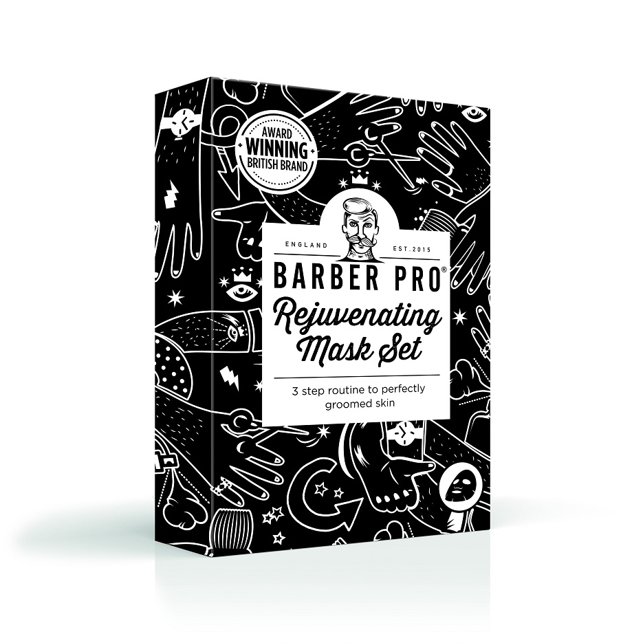 BARBER PRO REJUVENATING MASK SET