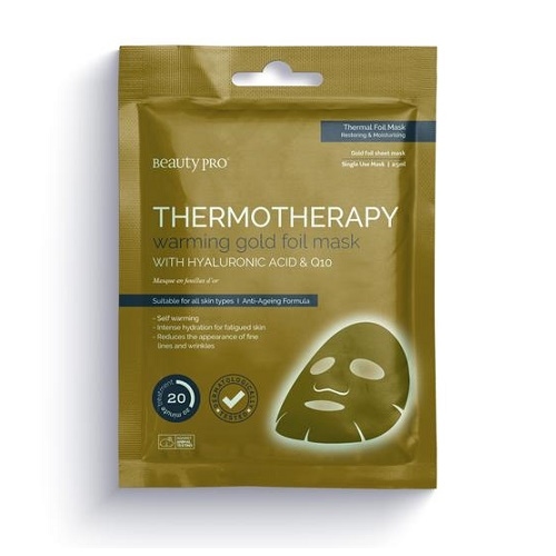 BEAUTYPRO THERMOTHERAPY WARMING GOLD FOIL MASK