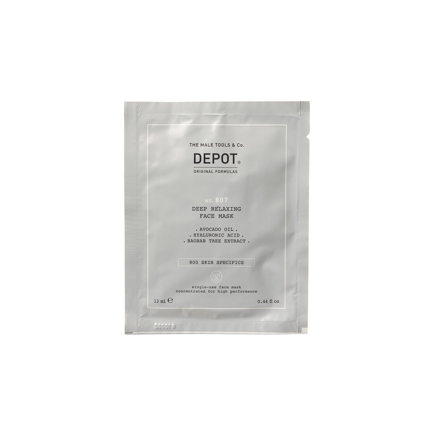 DEPOT No.807 DEEP RELAXING FACE MASK