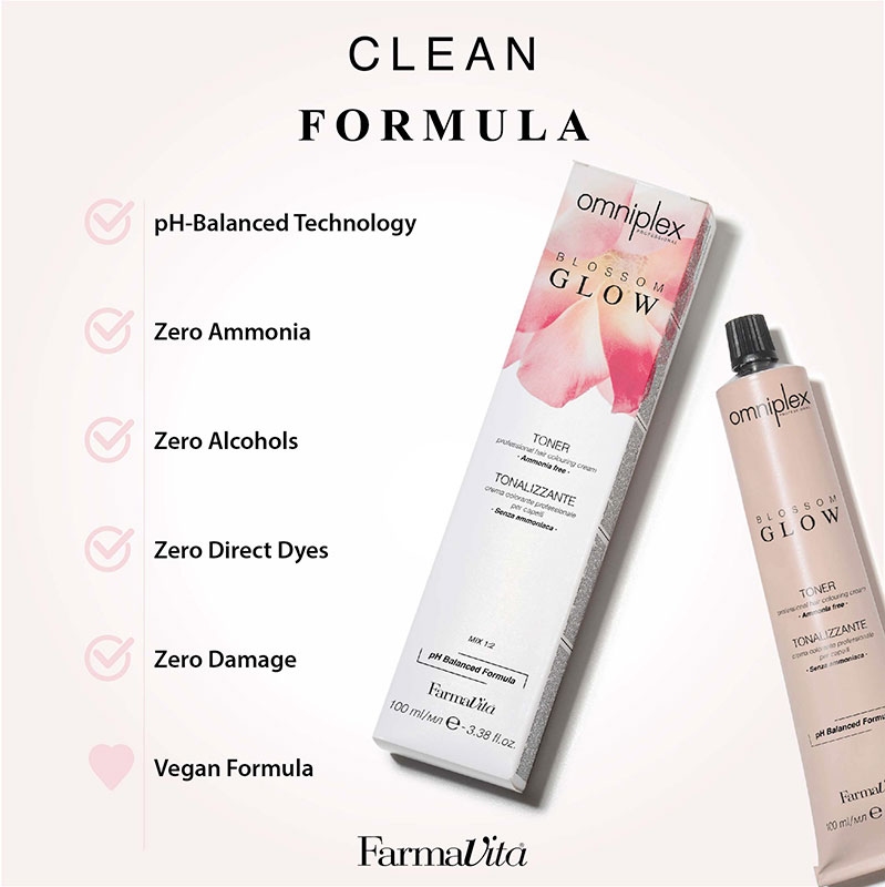 FARMAVITA BLOSSOM GLOW TONER DT 7.8 - CHESTNUT