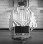 WAHL BARBER KAPMANTEL ''WHITE PINSTRIPES''