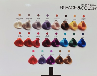 Bleach en color cream chart